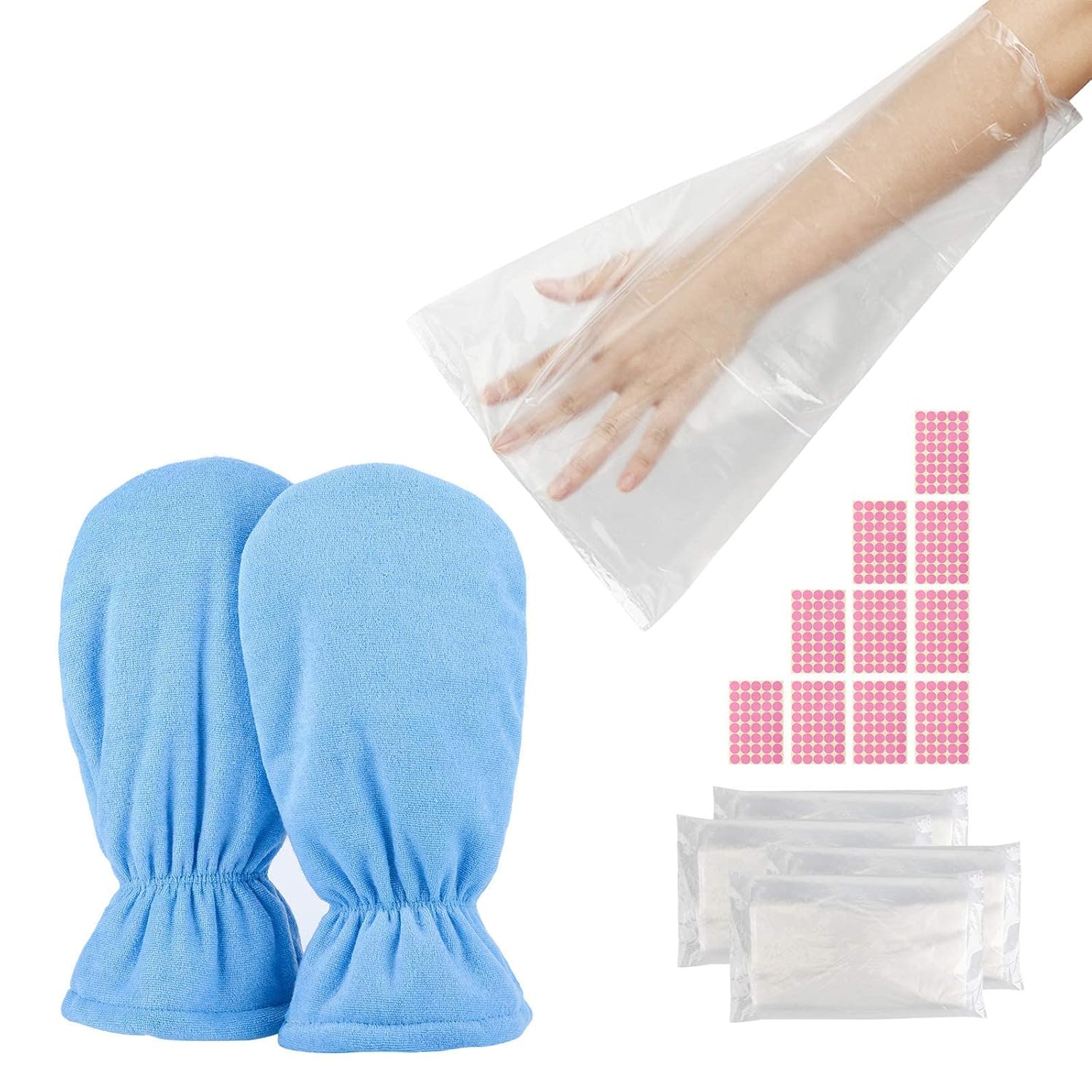 400 Counts Paraffin Wax Bags for Hands and Feet & Paraffin