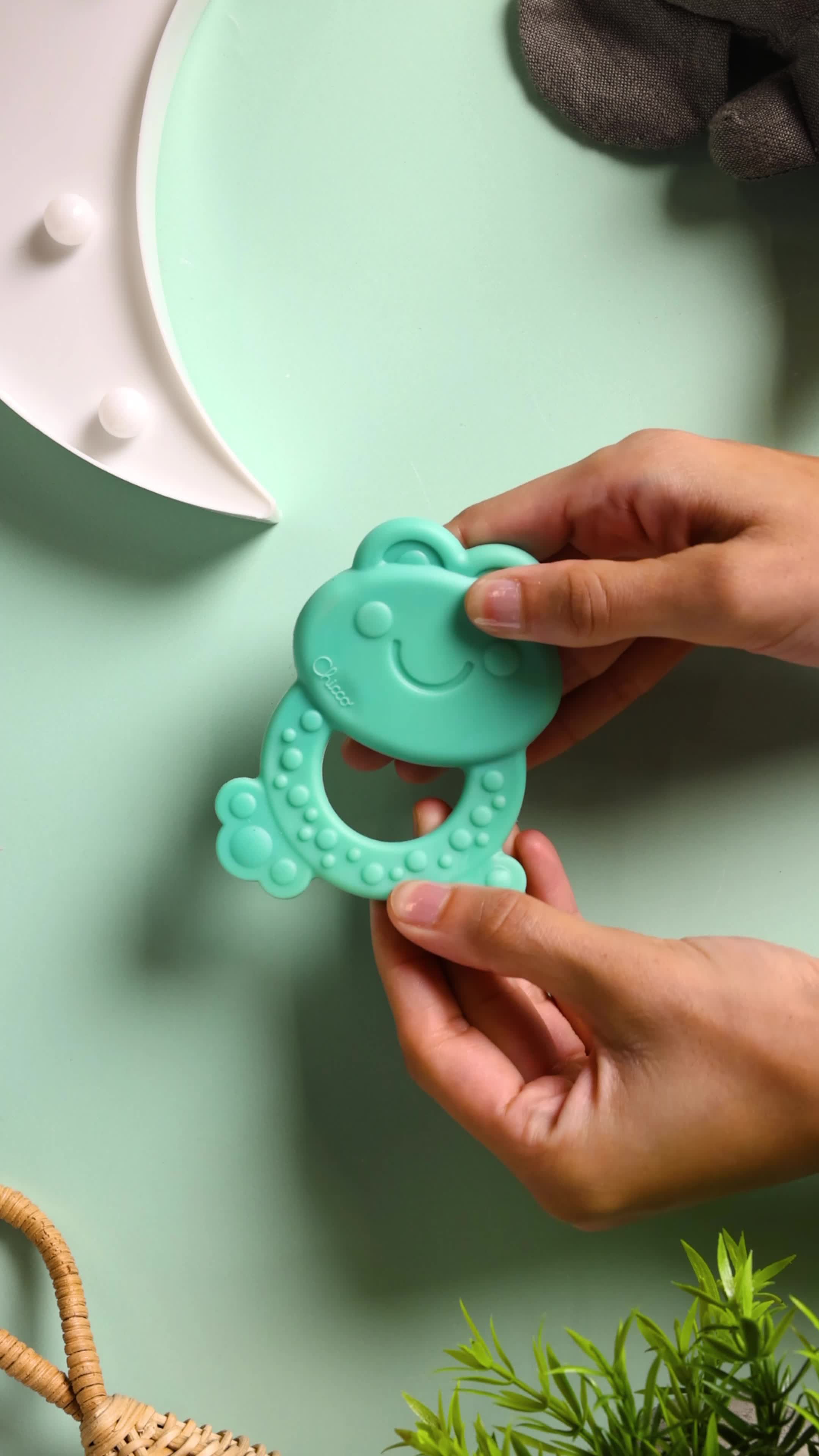 Silicone Baby Swan Ciondolo in silicone massaggiagengive forma in
