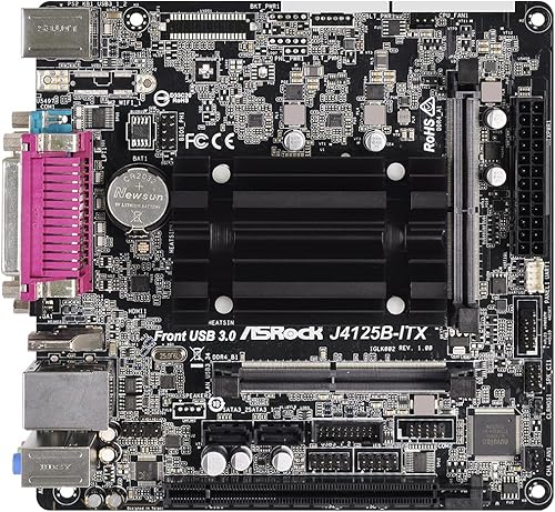 Miniatura 2 de ASRock J4125B-ITX Procesador Intel Quad-Core J4125 (hasta 2,7 GHz) Placa base
