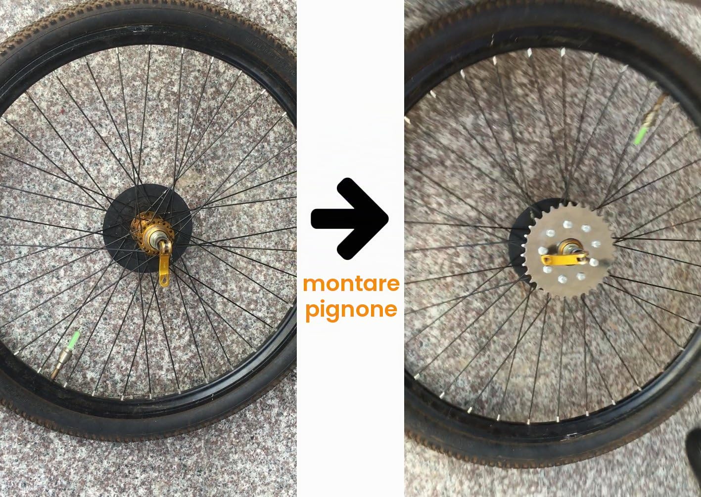 Nuovo corredo elettrico di conversione di arrivo 250W per l'azionamento a catena sinistra della bici comune su misura per il Derailleur elettrico di ricambio della bicicletta (Thumb Kit)