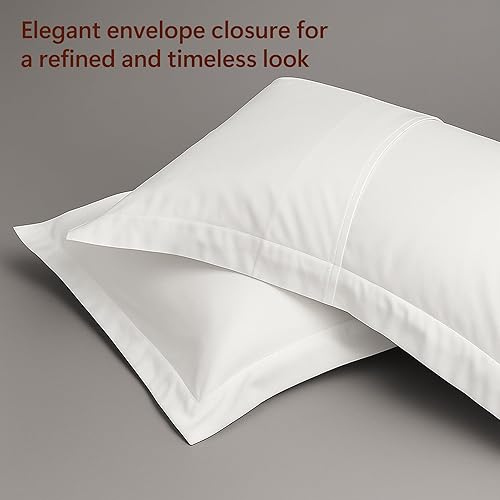 Miniatura 2 de Peru Pima Juego de funda de edredón Percal de 285 hilos tamaño individualindividual XL, 100% algodón Pima peruano, 2 piezas (1 funda y 1 funda de