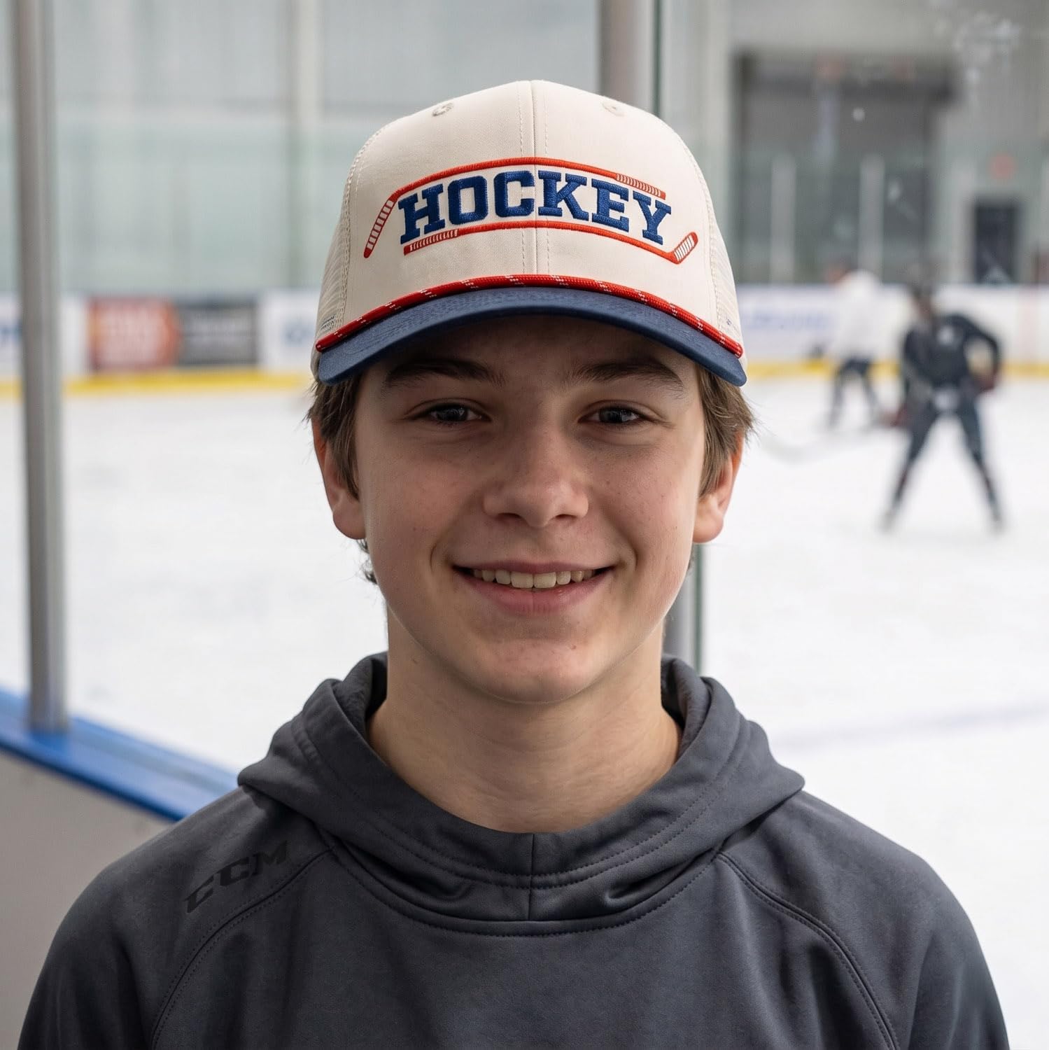 ChalkTalkSPORTS Hockey Rope & Trucker Hats | Hockey Snapback Caps