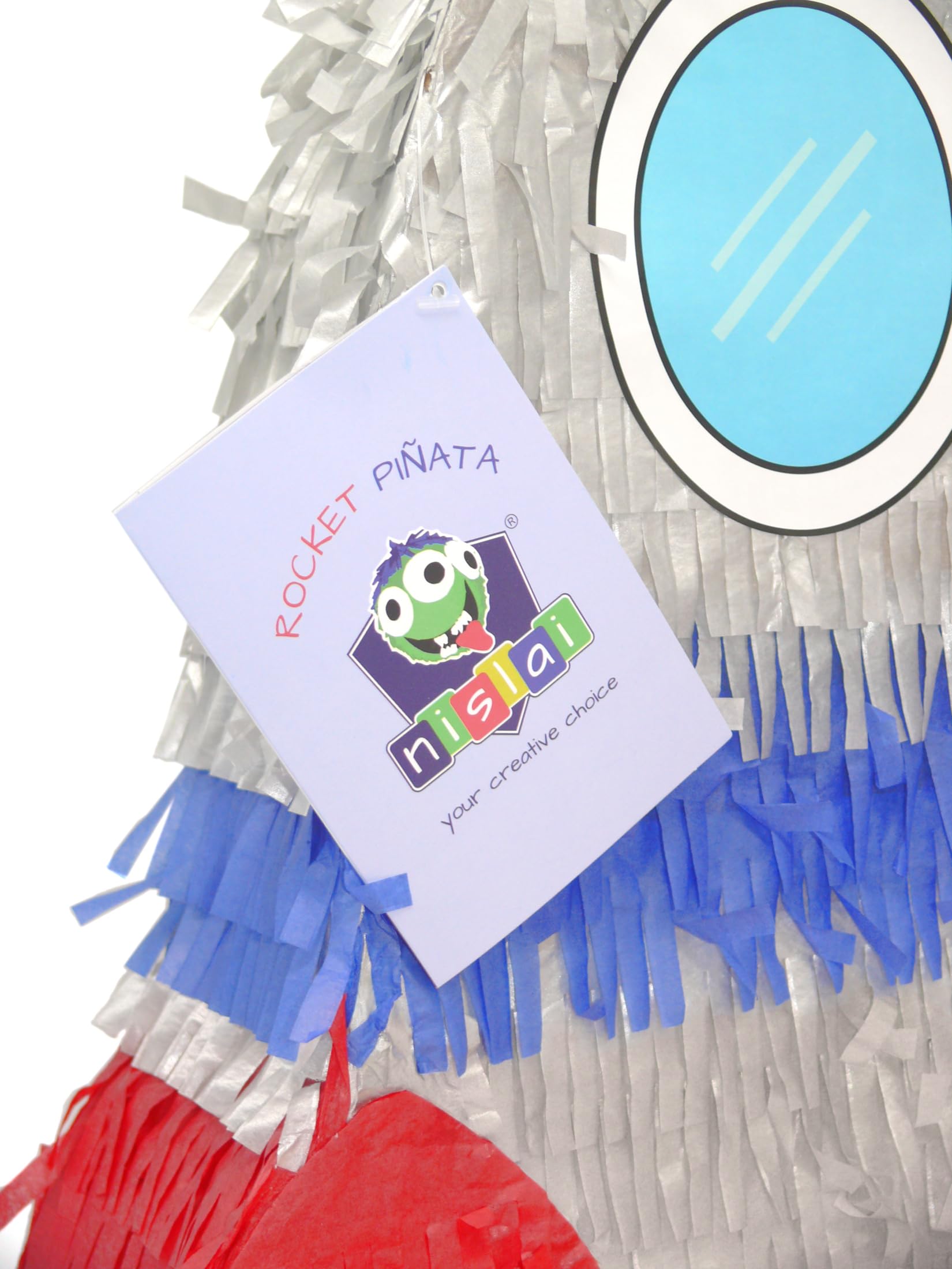 Nislai Pinata Virus Mostro - Set Completo Con Bastone E Maschera Per Feste Di Compleanno E Halloween