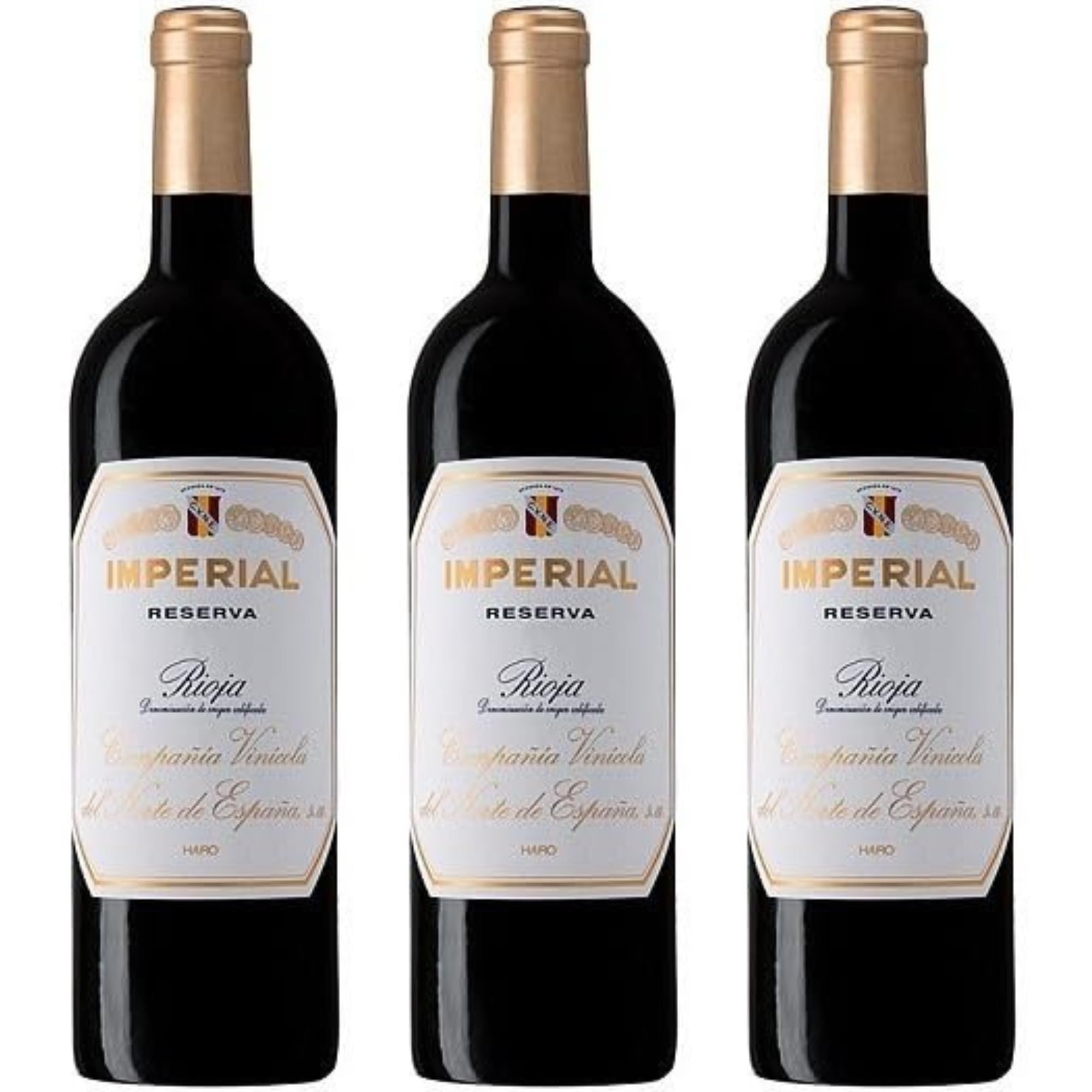 Cune Imperial Reserva Vino Tinto Español con Notas de Fruta Madura, Especias y Roble, Ideal para Maridar con Carnes, Guisos y Platos Tradicionales| 3 botellas