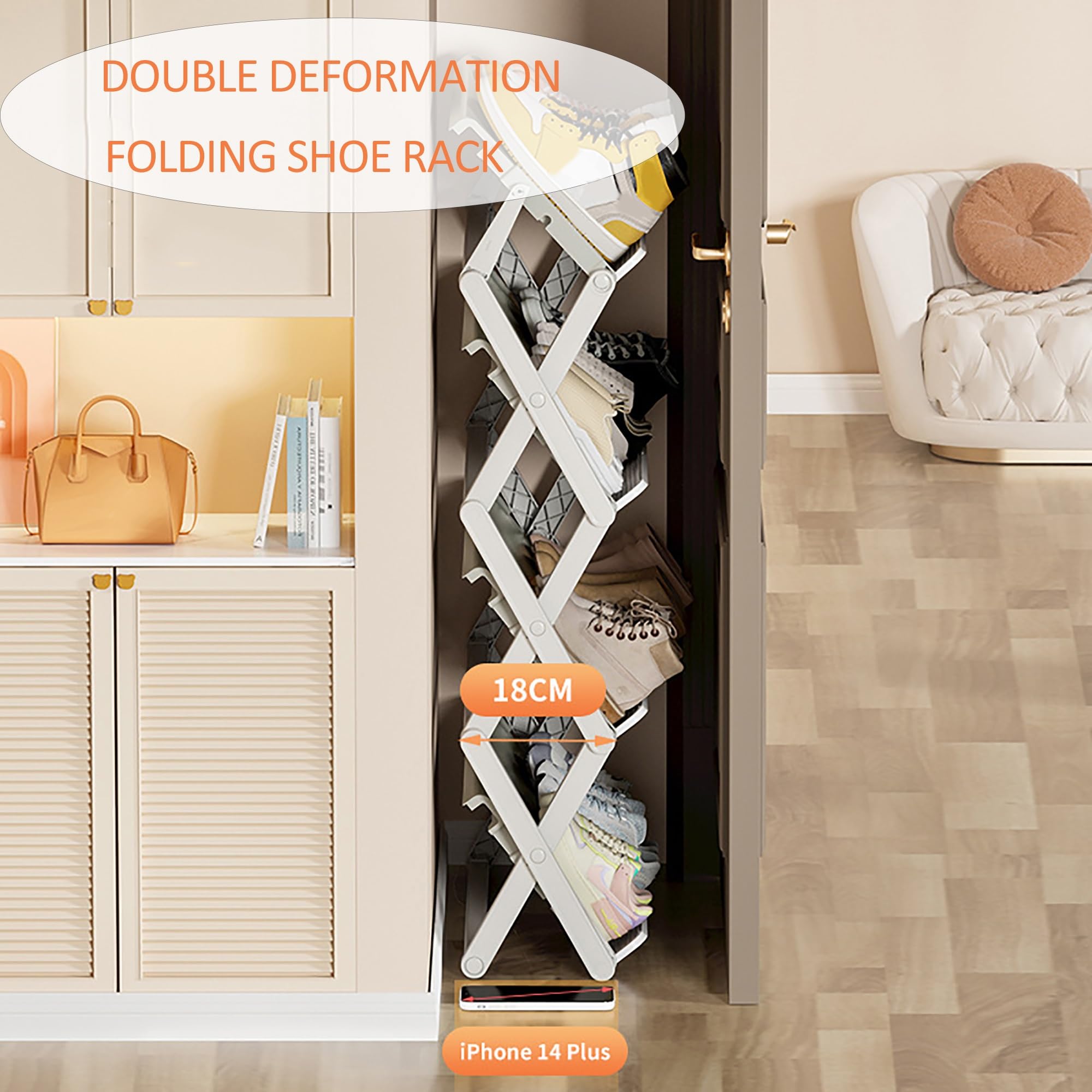 Étagère à Chaussures Pliable à Succès Pour Dortoir, Location, Entrée, Salle De Bain - Montée Au