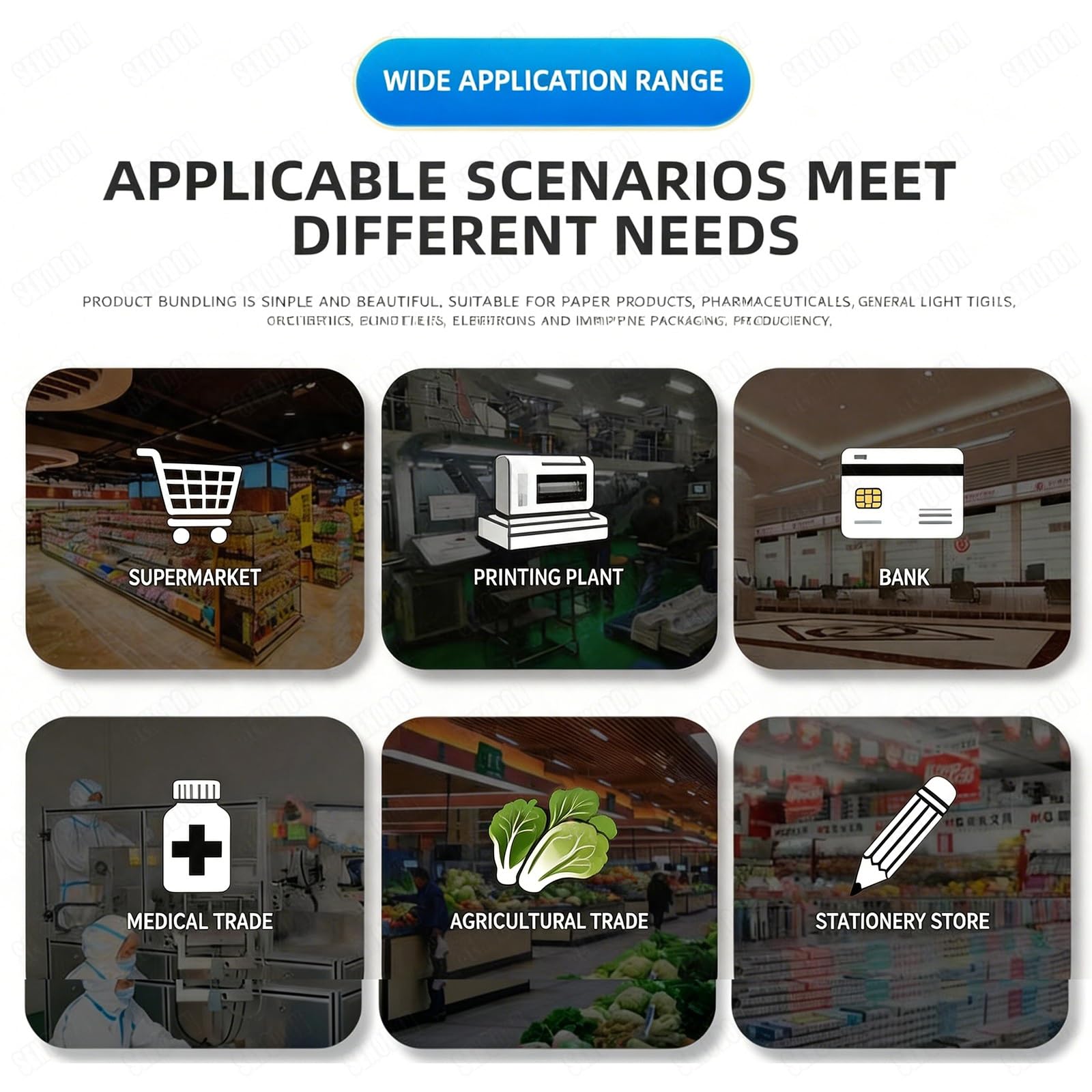 Consumibles para máquinas de Atado automático. Cinta de Atado OPP para una gestión eficiente de Productos agrícolas en supermercados y Mayoristas.