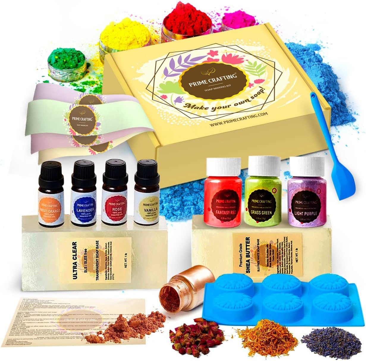 Hiwaga DIY Seifen selber machen Set für Erwachsene, Starterkit für Hiwaga DIY Seifen selber machen Set für Erwachsene, Starterkit für