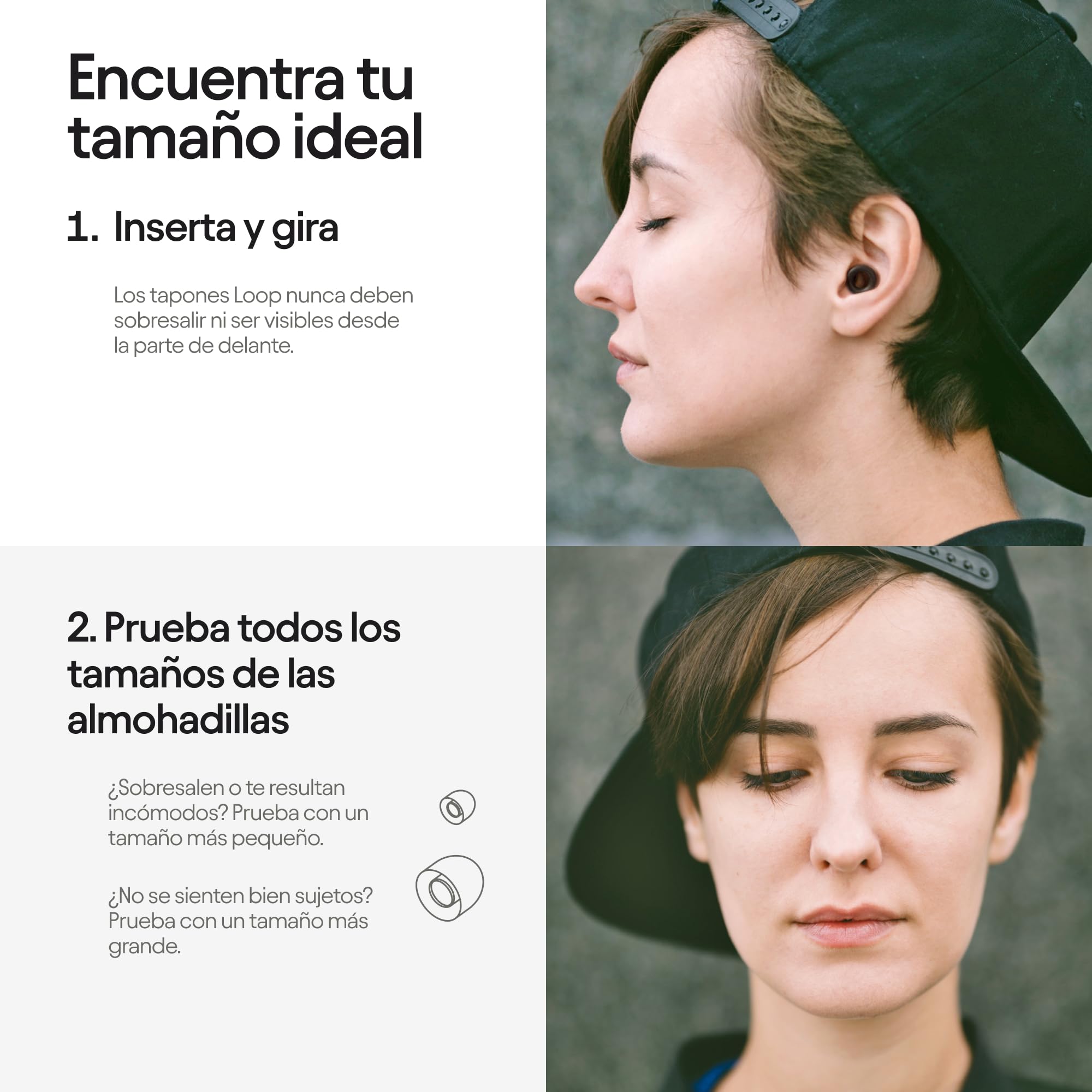 Loop Experience Equinox Tapones para los oídos, reutilizables, de alta fidelidad, protección auditiva colorida, para música y eventos, enfoque y sensibilidad al ruido, ajuste personalizable, reducción