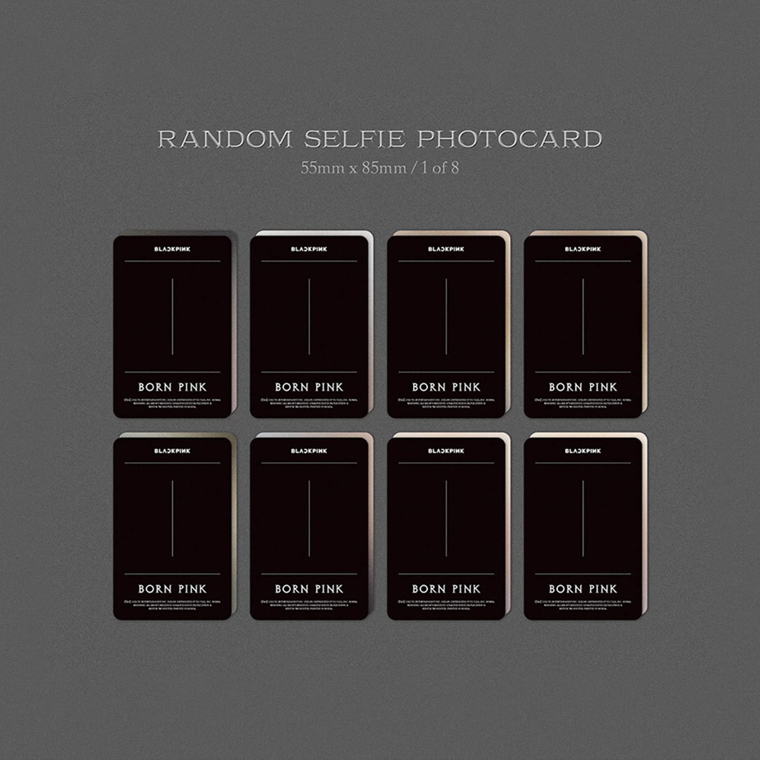 BLACKPINK - [BORN PINK] (BLACK Ver.) CD + Photobook + Envelope + Lyrics Paper + Large Photocard + Postcard + Instant Films + Selfie Photocard + 2 Pin Badges + 4 Extra Photocards