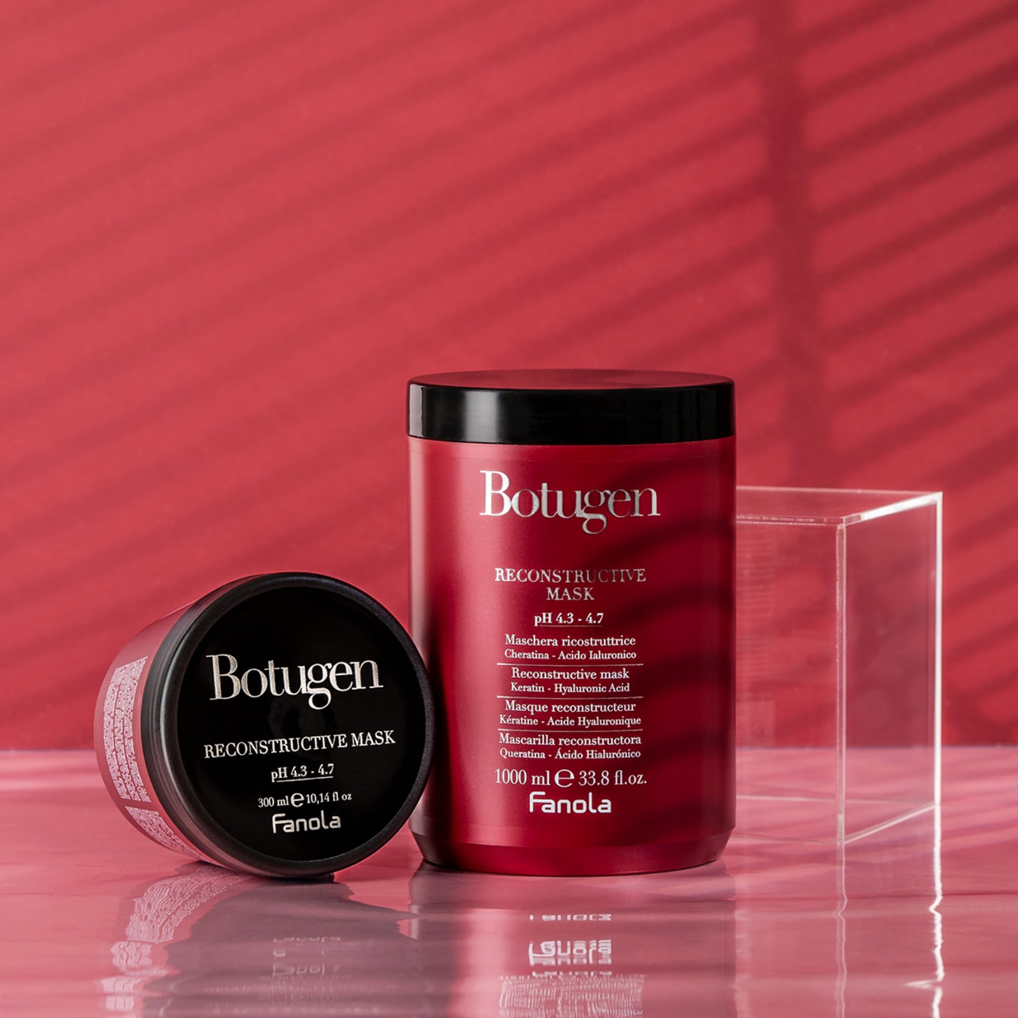 Fanola, Botugen Mask, Maschera Ricostruttrice, Con Acido Ialuronico e Cheratina, 1000 ML