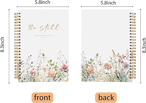 Miniatura 5 de PSALM 46 Be Still and Know That I am God Christian Notebook Journal  Regalos cristianos para mujeres, cuadernos de diario bíblico para tomar notas,