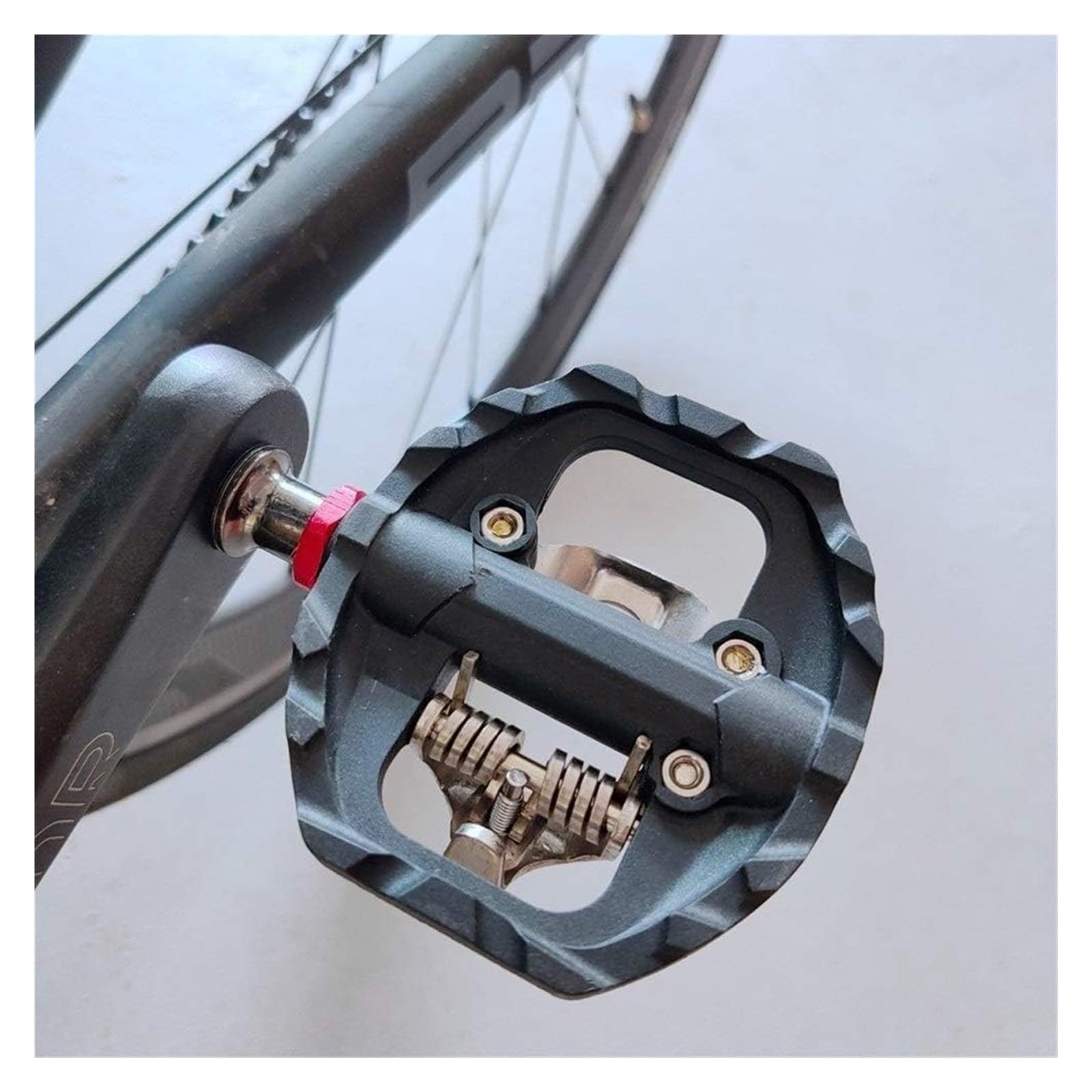 Pedales de Bicicleta, Pedal MTB, autoblocante, automático, Adaptadores Doble Plataforma con Cala para