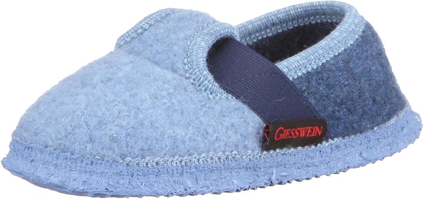 Zapatillas De Fieltro De Lana GIESSWEIN Türnberg Para Niños, Suela De Gama Flexible Y Ajuste Elástico, Lavables A 30°C