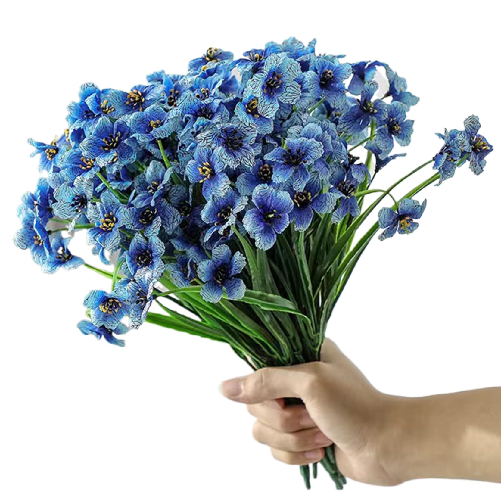 Violettes artificielles de 13 pouces résistantes aux UV : lot de 22 fausses fleurs pour mariage