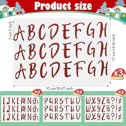 Miniatura 2 de Outus 279 letras de graduación para planchar de 1.5 pulgadas, letras de transferencia de letras A-Z, letras de transferencia, calcomanías de letras