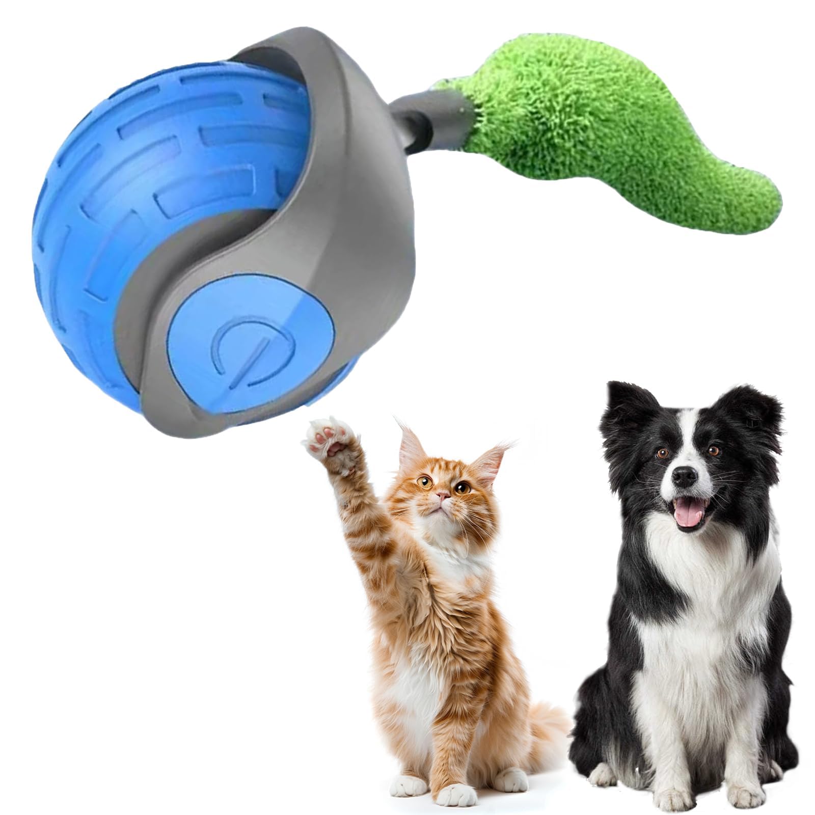 FunkprofiSpeedy Tail 2.0 – Automatic Interactive Moving Cat Toy, USB Rechargeable, Adjustable Speed, Anxiety Relief, Turbo Tail 2.0 Design for Active Indoor Cats (1 Pcs)