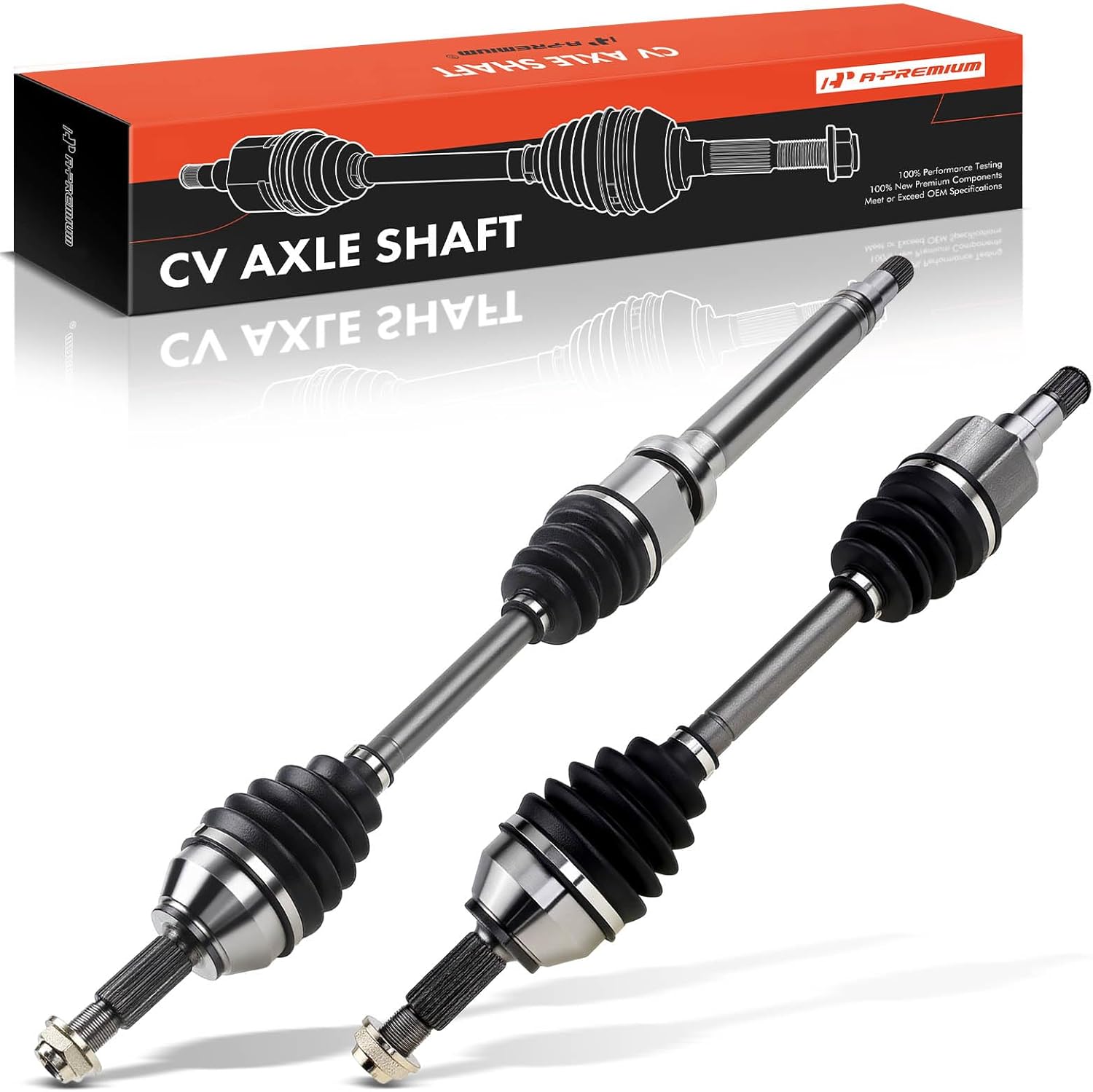A-Premium Pair (2) Front CV Axle Shaft Assembly Compatible with Ford Focus 2002 2003 2004 2005 2006 2007 2008 2009 2010 2011 2.0L 2.3L, Automatic Transmission Only, Driver and Passenger Side