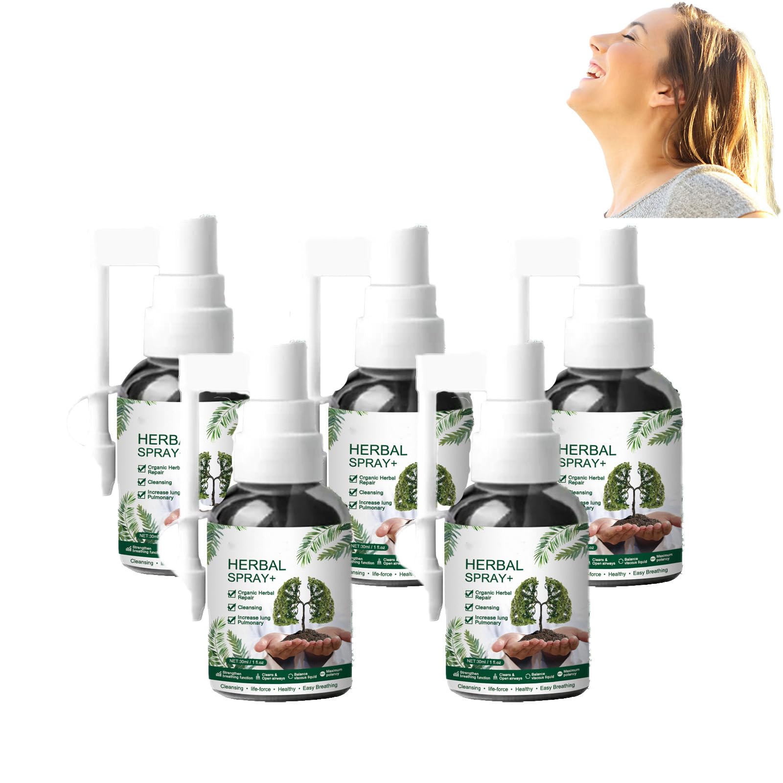 BITYEYE lung cleanse spray,respinature herbal spray,herbal lung spray,Herbal Spray Cleansing,30ml respinature herbal lung cleanse mist，powerful lung