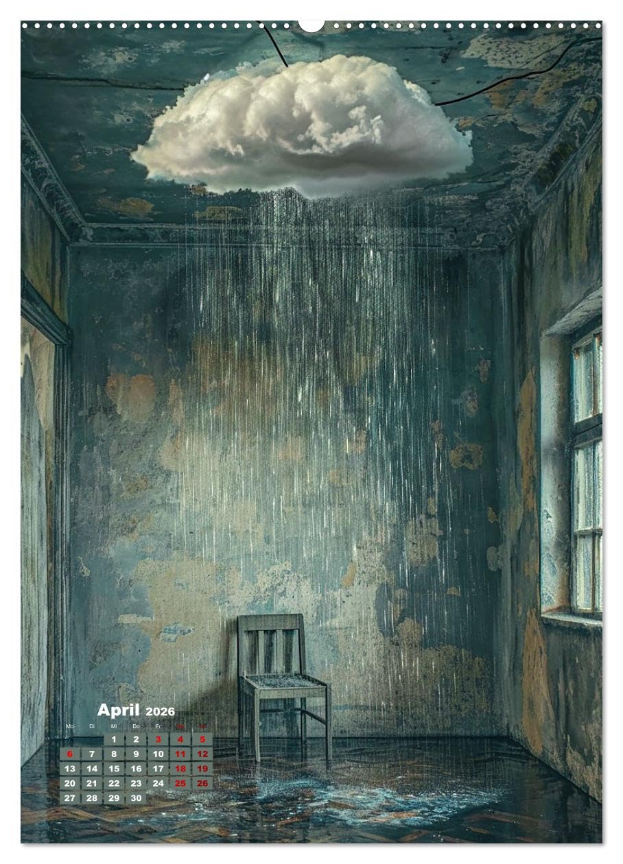 Surrealismus (hochwertiger Premium Wandkalender 2026 DIN A2 hoch), Kunstdruck in Hochglanz: Fantasievolle Bilder aus einer Traumwelt - KI generiert (CALVENDO Kunst)