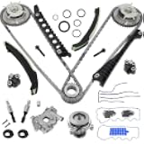 5.4 3v Timing Chain Kit with Water/Oil Pump For 2005 F150 2004-2008 2005-2010 Expedition 5.4 Triton Engine Timing Chain Set Replace # 3R2Z-6A257-DA
