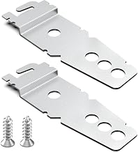 8269145 Dishwasher Mounting Bracket Replacement Parts, 2 Pack Undercounter Dishwasher Brackets - Exact Fit for Whirlpool Ken-More Kitchen-Aid Maytag, etc. Comparable to OEM 8269145 / WP8269145