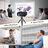 Vista 7 de Mini soporte de trípode de escritorio con cabeza esférica universal de 1/4 tornillo de 6.3 pulgadas para proyectores, cámaras DSLR, cámaras web