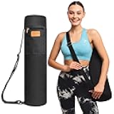 UDANA Yoga Mat Bag – Heavy Duty Canvas Carrier with 3 Pockets & Full Zip – Available in 3 Sizes (16L, 18L, 34L) - Multiple Colors