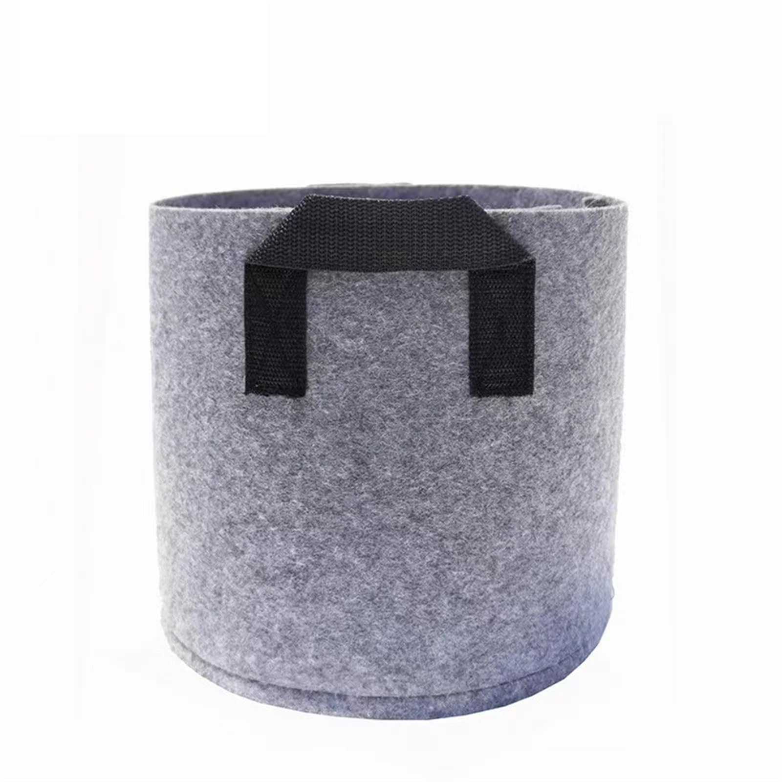 GIYXHU 1-3Pcs Vegetable/Flower/Plant Grow Bags 1/2/3/5/7/10/12Gallons Thickened Non-Woven Aeration Fabric Pots With Handles for Flowers Vegetables(Grey,3Gallon 25X22cm)