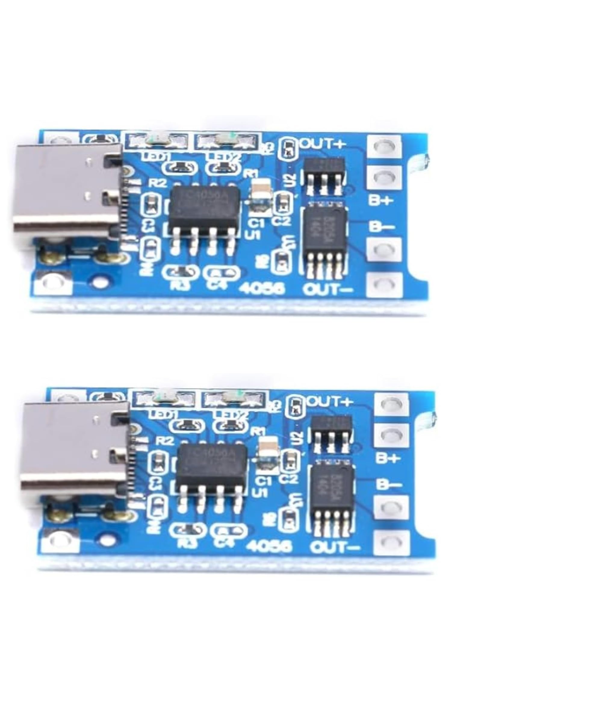 TP4056 Type C Mini Plug 18650 Lithium-ion Battery Charging Module, 5V 1A, with Inbuilt BMS Protection Board and Indicator, 28mm X17.3mm Pack of - (5)-image-14
