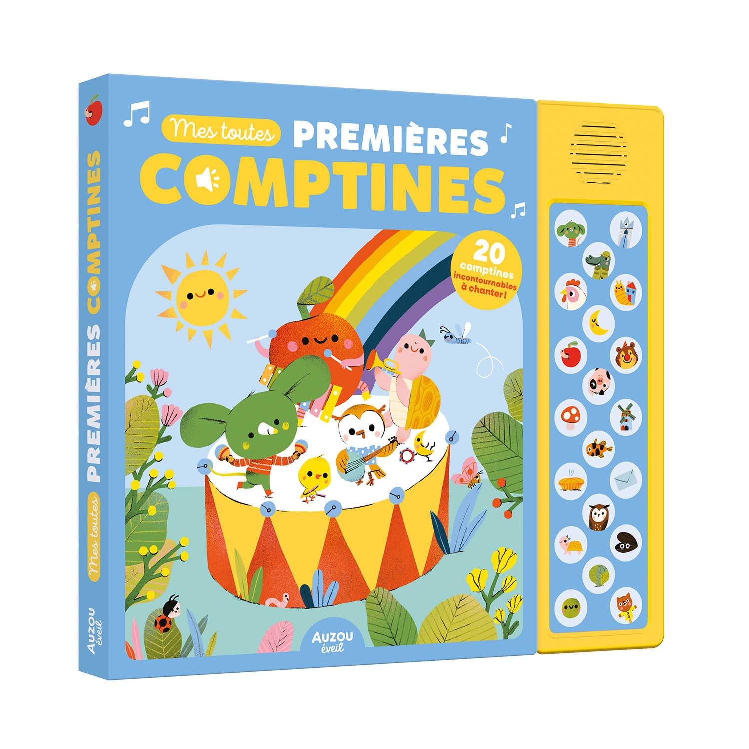 Mes toutes premières comptines - 20 puces sonores: 20 comptiens incontournables à chanter !