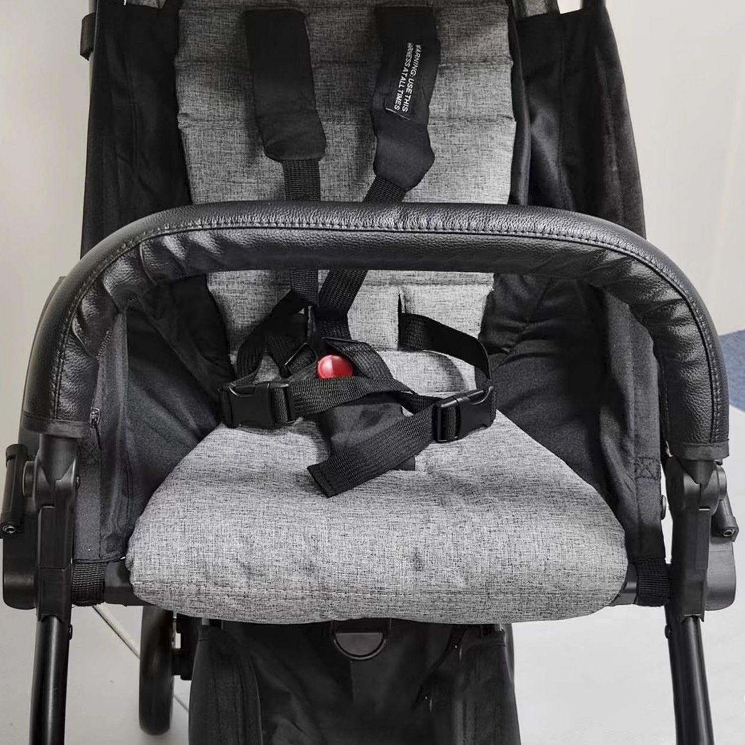 Copertura Per Braccioli Per Passeggino Da 2 Pezzi, Custodia Protettiva In Pelle Pu, Copertura Per Auto Universale Pieghevole Con Cerniera, Facile Da Pulire, Accessori Per Passeggini (Nero, Marrone).