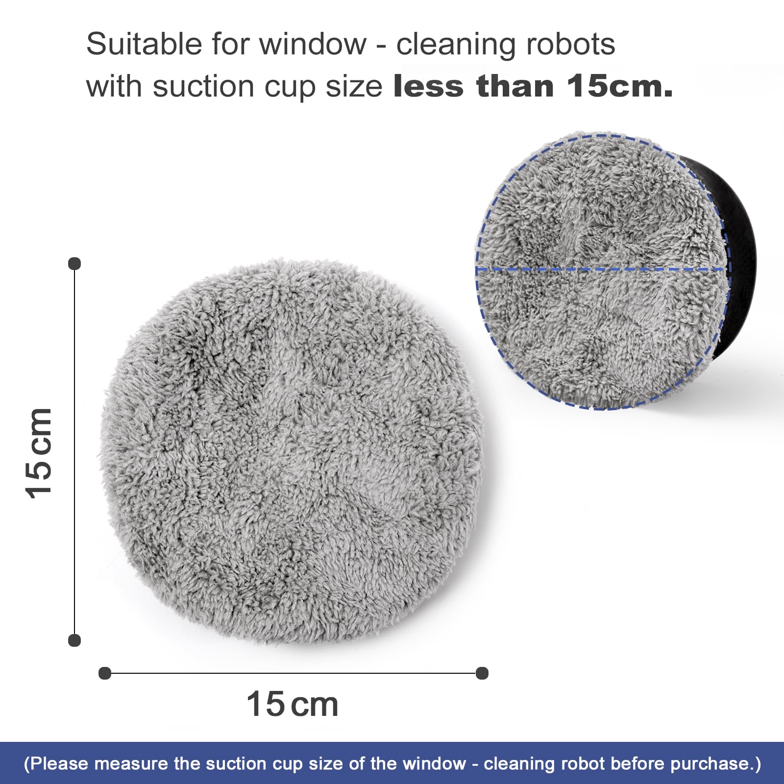 Weeper Lot De 12 Chiffons De Nettoyage De Vitres Pour Robot Nettoyeur
