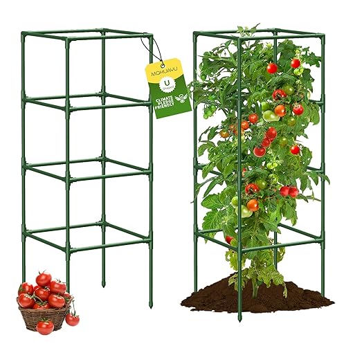 2 Pack Tomato Cage for Garden Support, 43 inch Tall