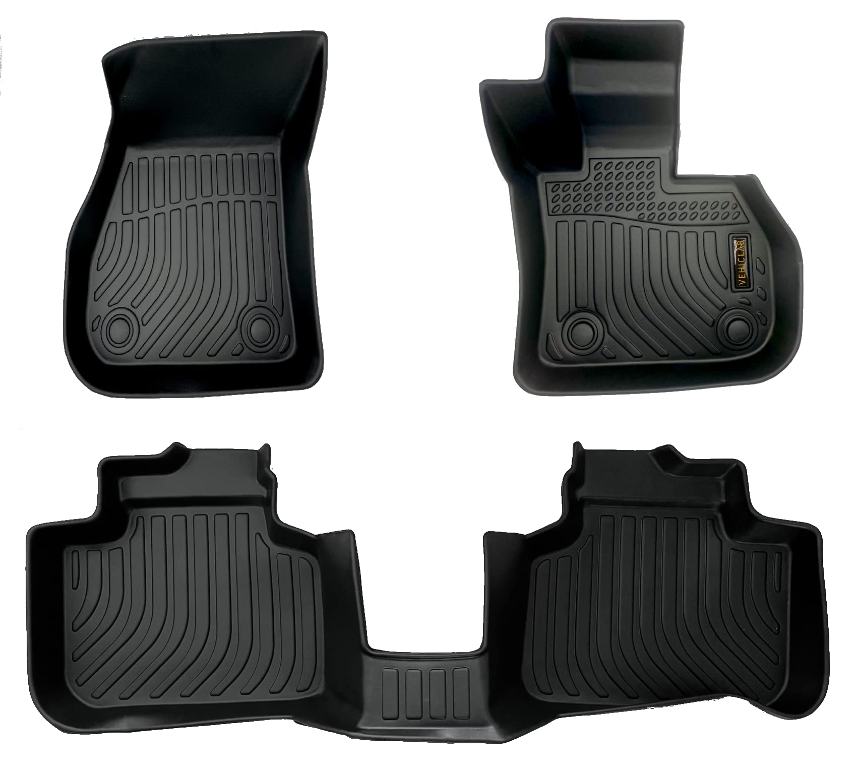 Car Mats To fit BMW X1 F48 2015+ All weather 3D/5D moulded TPE Rubber