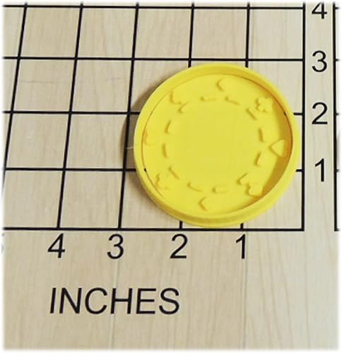 Miniatura 2 de Casino Poker Chip Cookie Cutter and Stamp #1291
