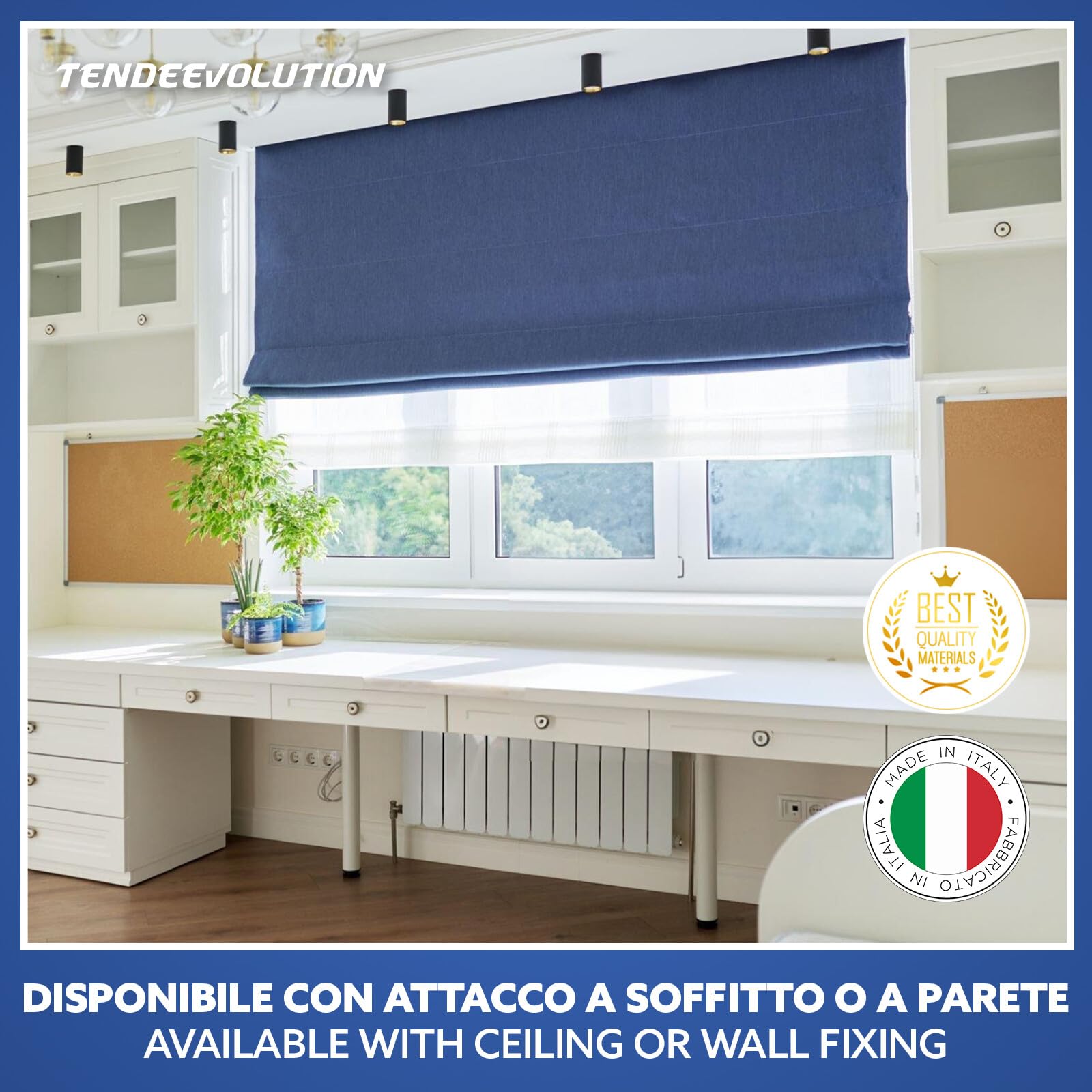 Binario Per Tende In Alluminio - Fissaggio A Soffitto O Parete - 500 Cm (4x125 Cm) - Colore Oro Rosa - Kit Completo Con Accessori - 2