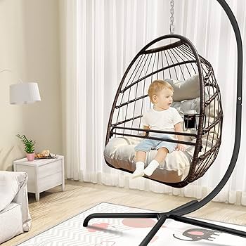 ハンギングチェアスタンド Amazon.co.jp: スイングエッグチェア スタンド付き 屋内屋外 UV耐性