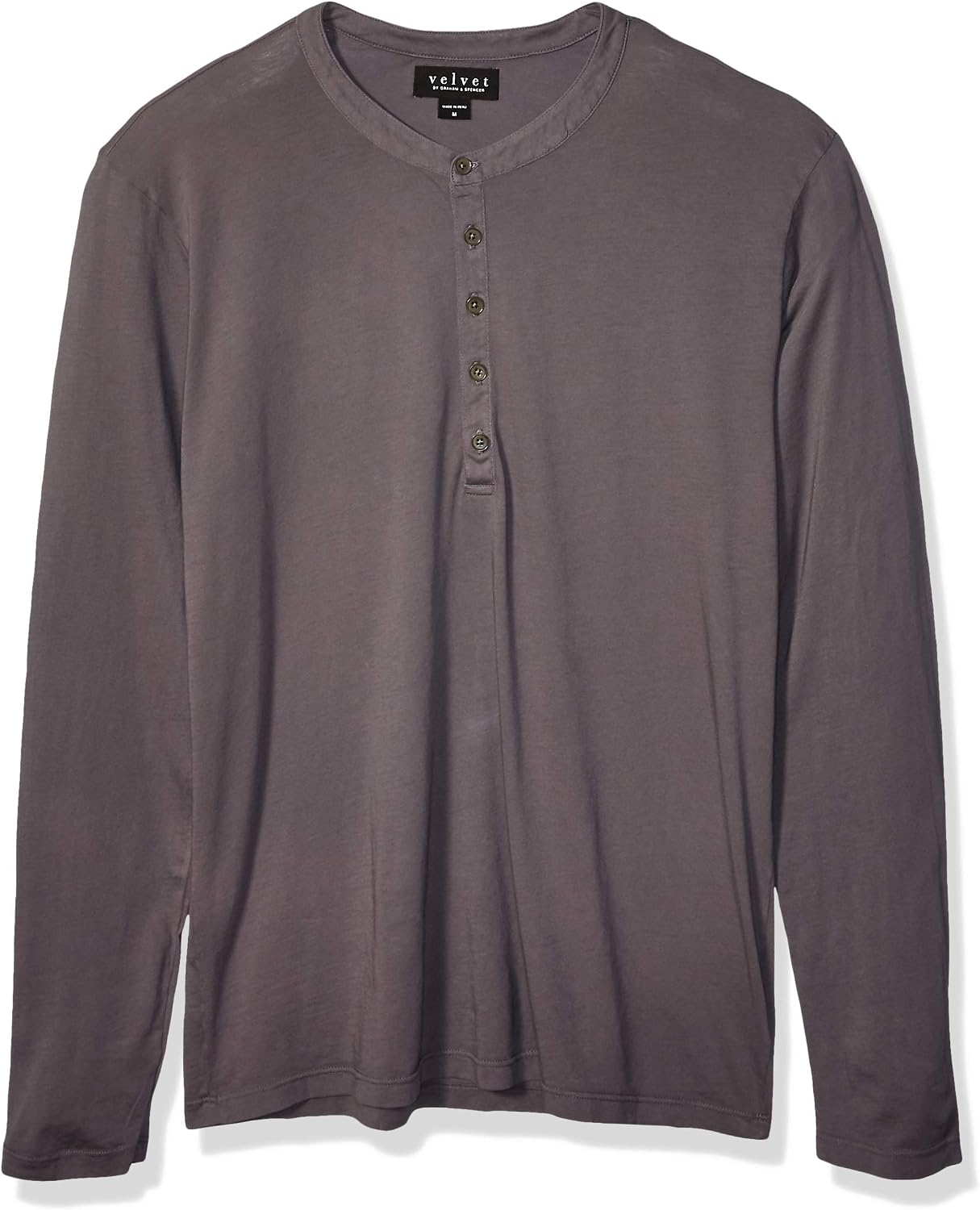 Velvet by Graham & Spencer Men's Alvaro Long Sleeve Henley Shirt