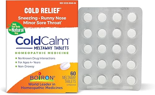Miniatura 1 de Boiron Coldcalm 60 comprimidos de medicina homeopática para el resfrío