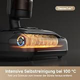 dreame H15 Pro Nass- und Trockensauger, GapFree AI DescendReach Roboterarm, dreifache Kantenabdeckung, 21.000 Pa Saugleistung, 0 Tangle, 100°C Bürstenwäsche, 5min 90°C Trocknung, 180° Lie-Flat - 4
