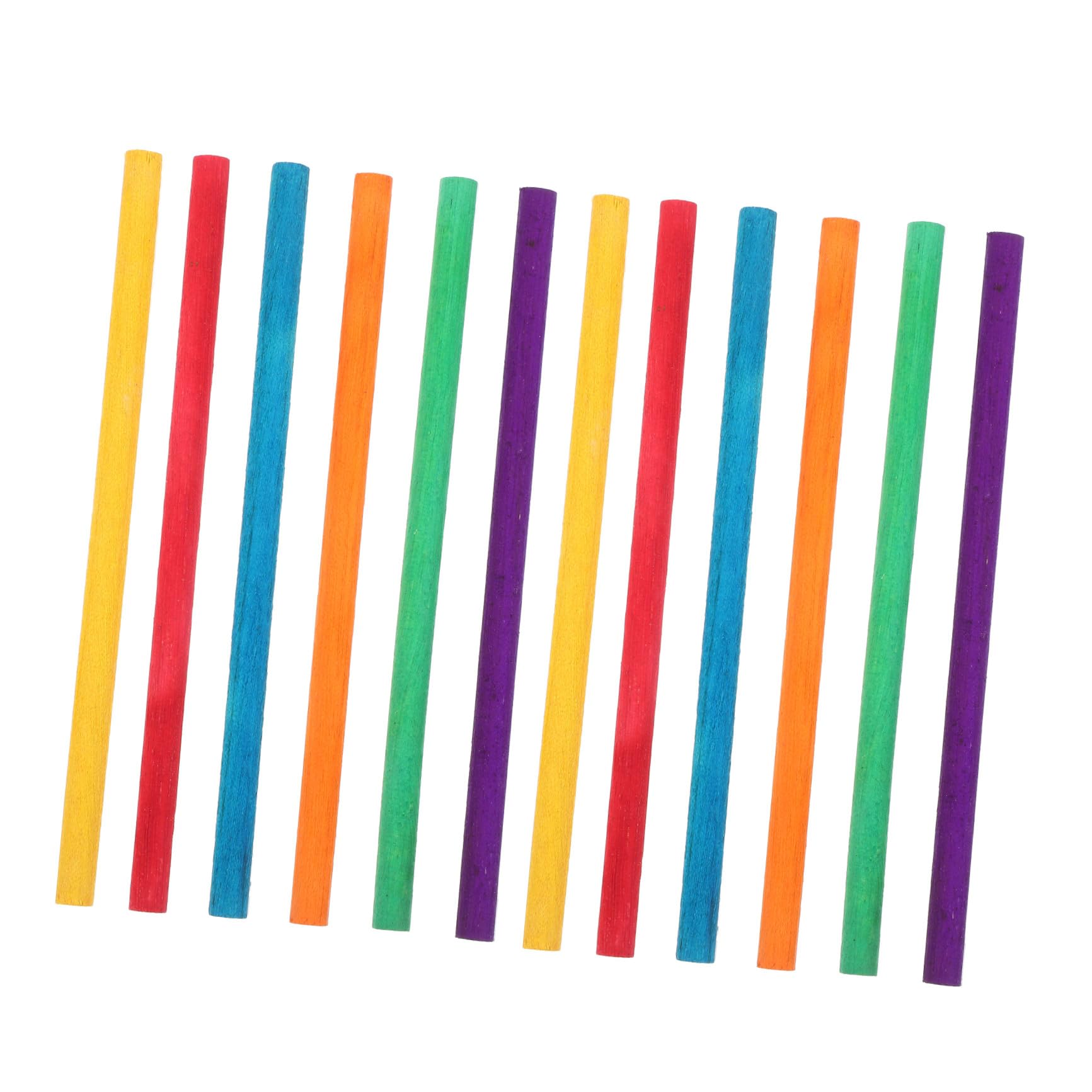 Luxshiny 500 Palitos de Madera para Manualidades y Juguetes de Madera Tacto Cómodo y Fácil de Sujetar, Ideales para Embellecimiento del Hogar y Creación de Helados Caseros