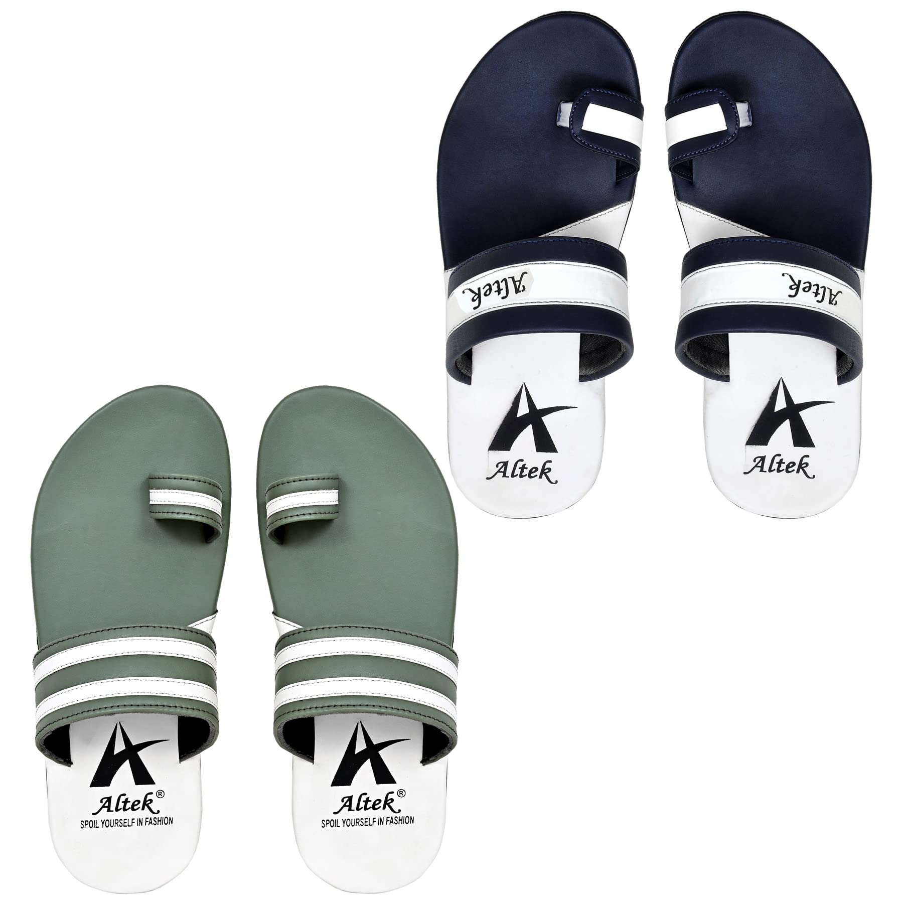 ALTEK Mens Daily use Indoor & Outdoor chappal Flip Flops 7 Uk (set of 2) COMBO_2_14221_WHITE_14222_GREEN_180_7 (B0BWXRDTD6) Amazon Price History, Amazon Price Tracker