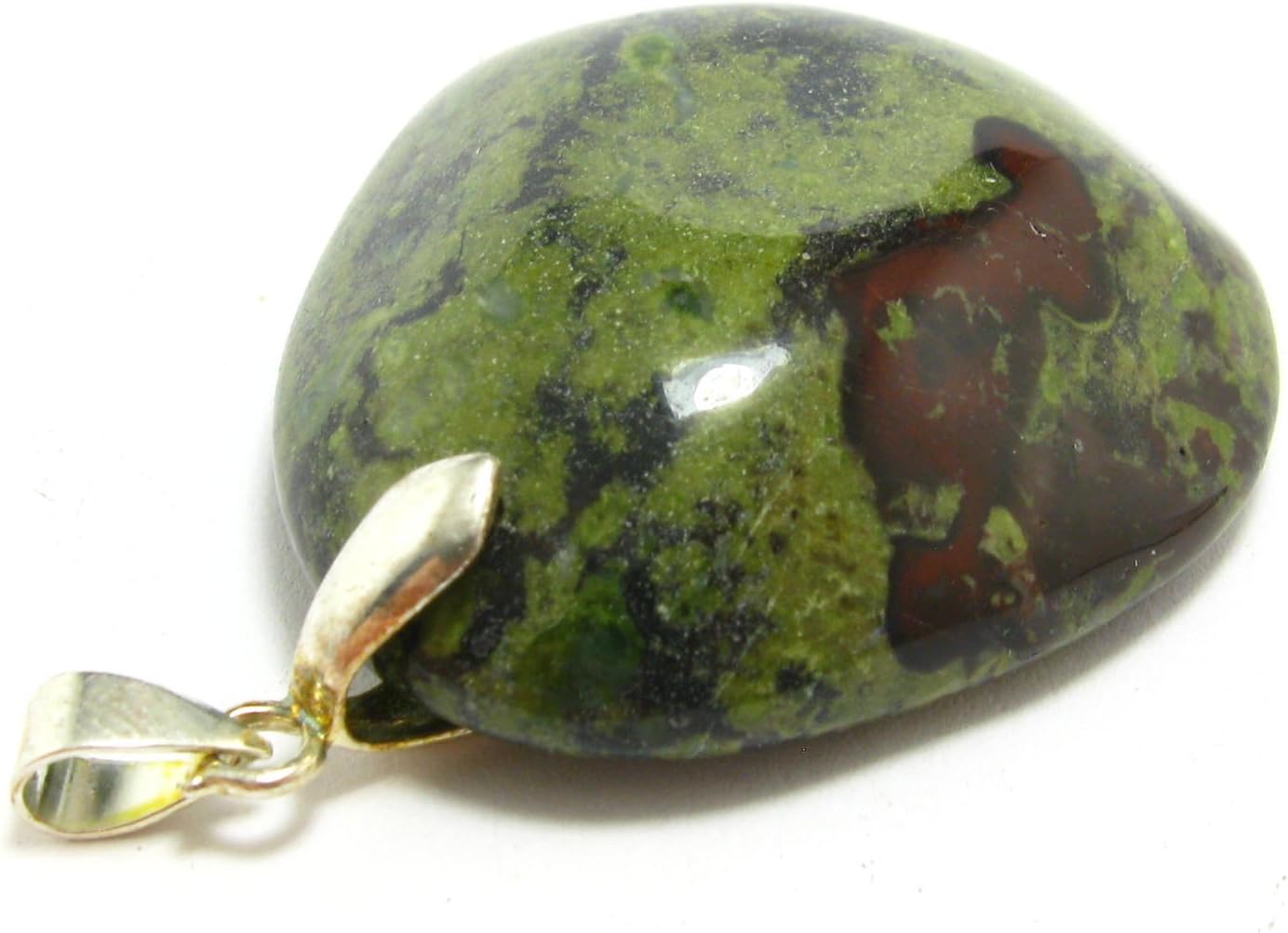 Dragon Bloodstone Pendant From China - 1.8"