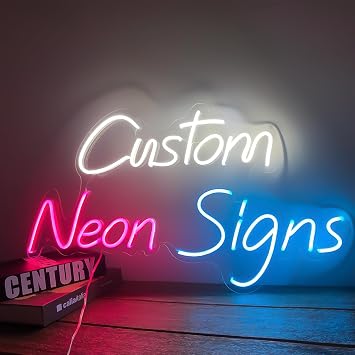 Custom Neon Signs Personalized Dimmable LED Neon Signs for Family Birthday Bar Wedding Party Night Light&Company Logo or Business Signs Birthday Gift Name Neon Lights