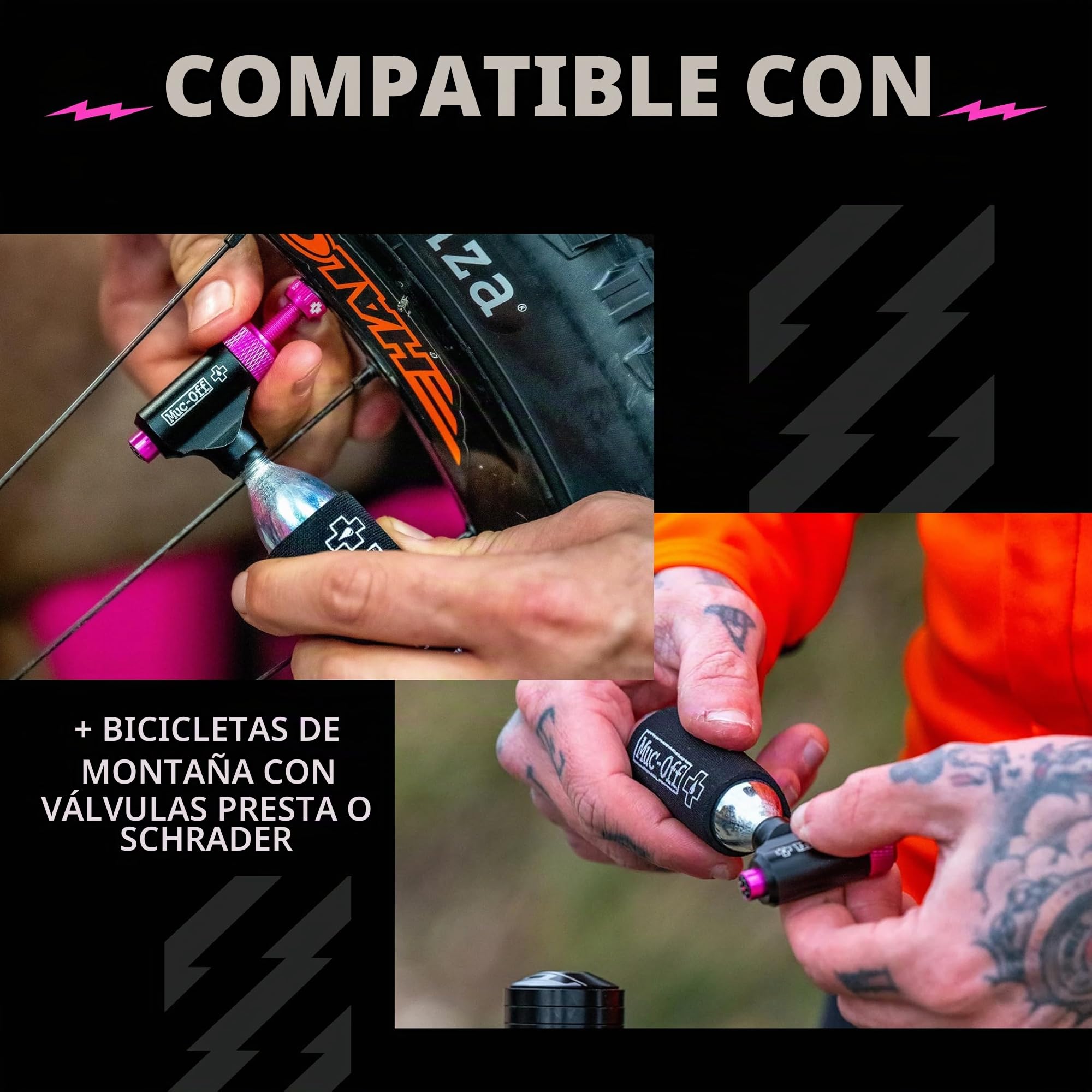 Muc-Off Bio CO2 Inflator Kits