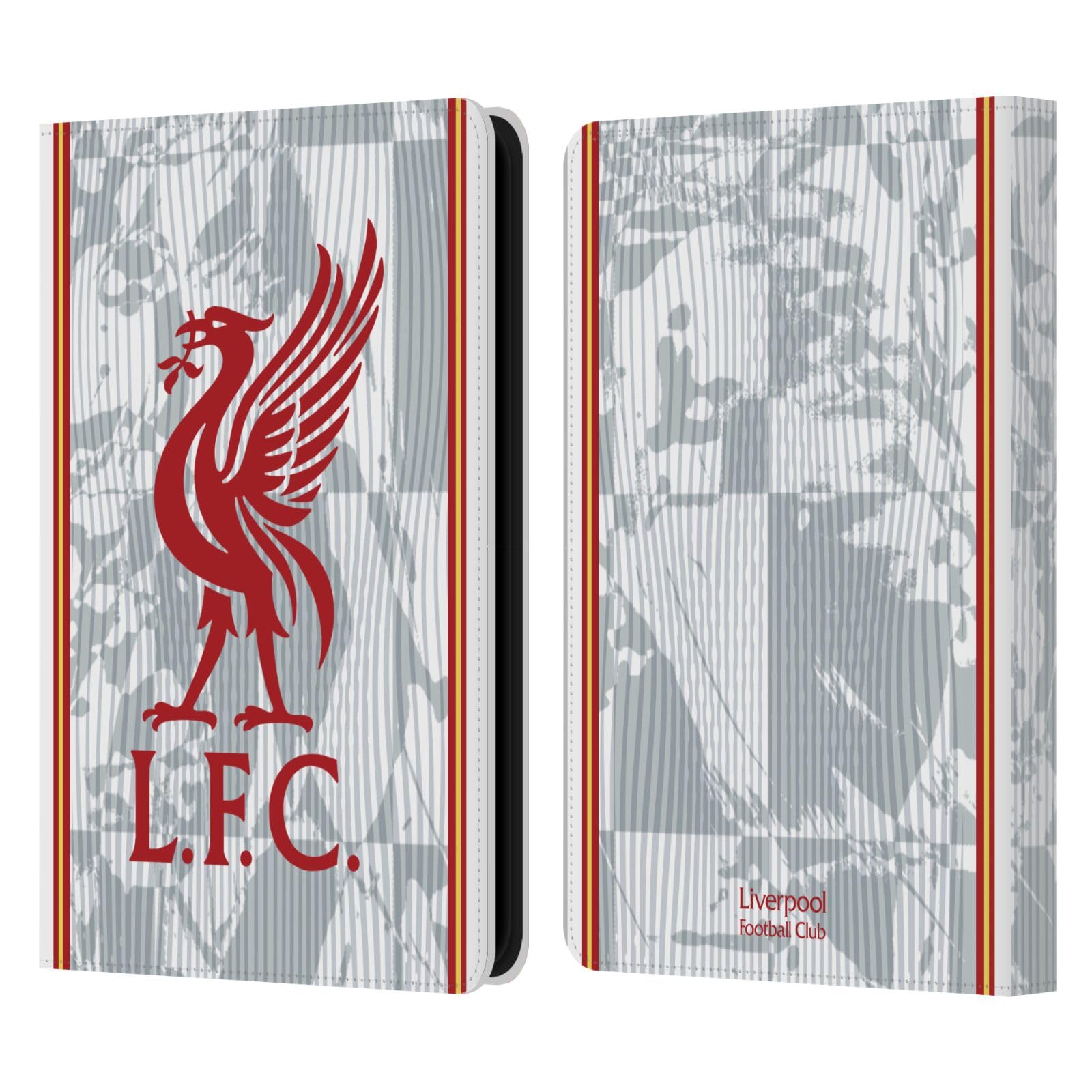 Head Case Designs Officially Licensed Liverpool Football Club Third Kit 2024/25 Leather Wallet Case Compatible With Amazon Kindle 11th Gen 6in 2022