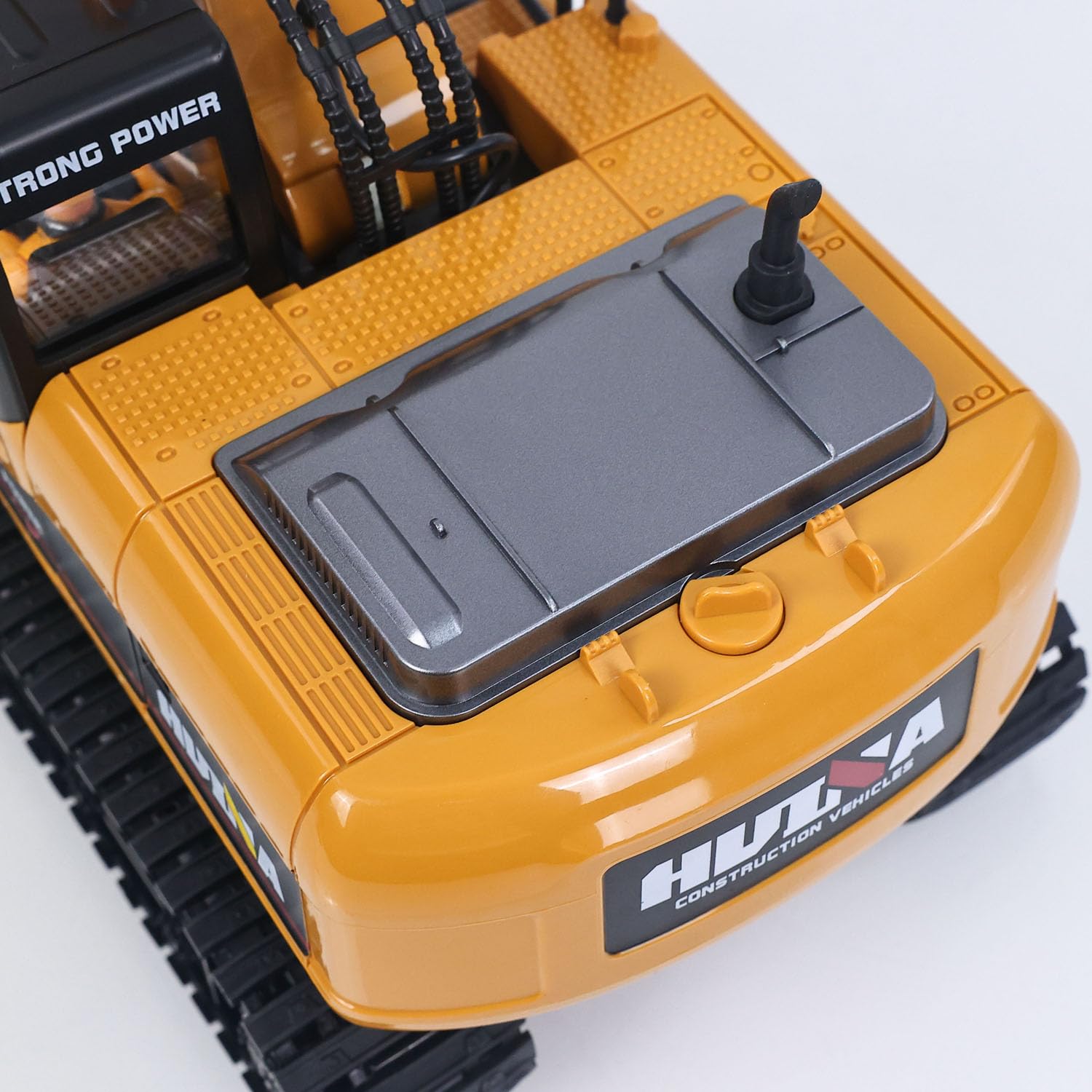 Excavadora eléctrica 1/14 RC 1535 Excavadora a control remoto 15CH 2.4G Modelo acabado Radio Batería Efectos de luz de sonido