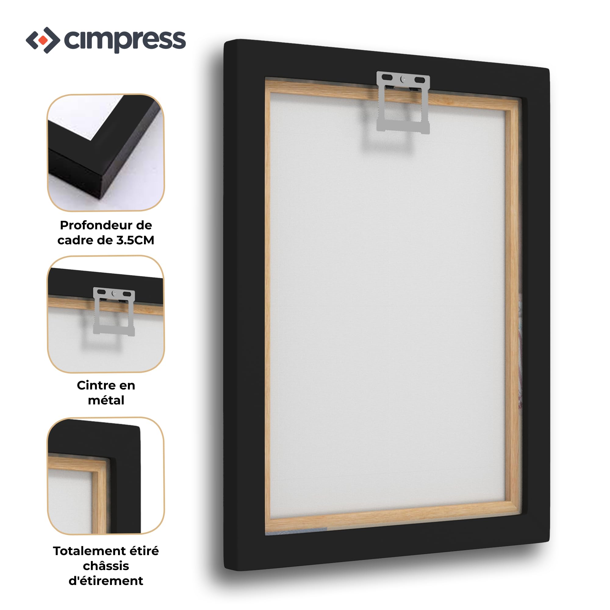 Cimpress Tableau sur Toile Personnalisé 20×30 cm Décoration Murale Moderne