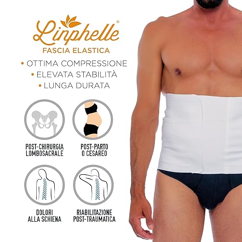 Miniatura 4 de Banda posquirúrgica y posparto  Banda elástica y resistente al desgarro para el vientre posparto, faja moldeadora de espalda para espalda, útil para