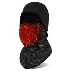 V Step Heated Balaclava for Men Women Wire Control Ski Mask with Timer Balaclava Face Mask for Winter
